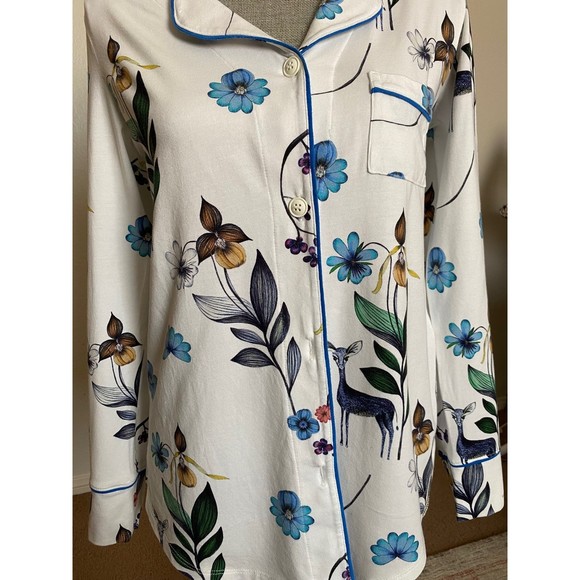 The Cat’s Deerly Pima Knit Pajama Night Shirt  (only) - Size Small - Picture 4 of 10